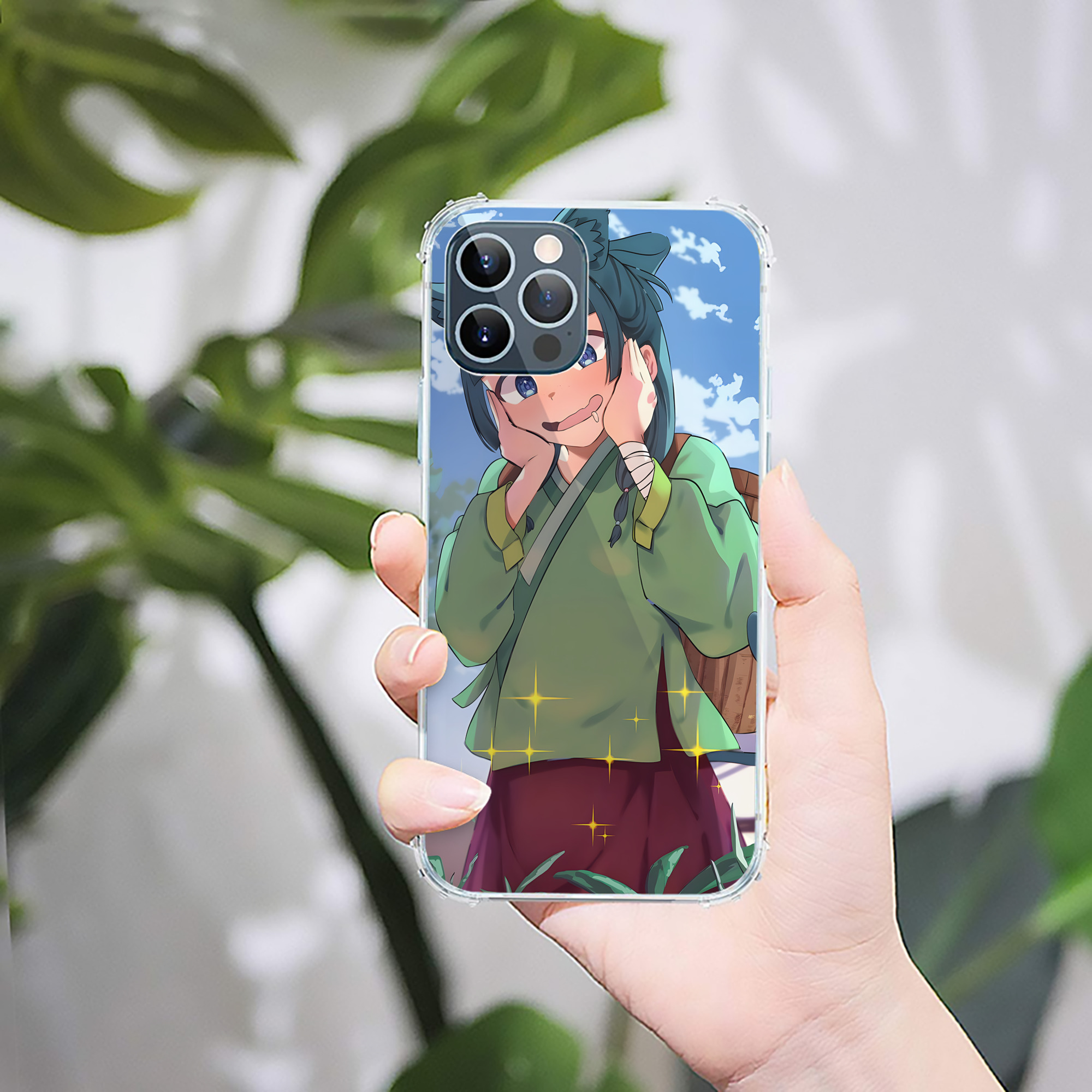 （画像用） 薬屋のひとりごと The Apothecary Diaries 【iPhone 12シリーズ対応】透明スマホケース（クリアソフトケース）